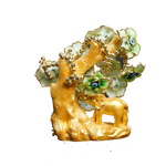 Rooster Bejeweled Peach Blossom Animal