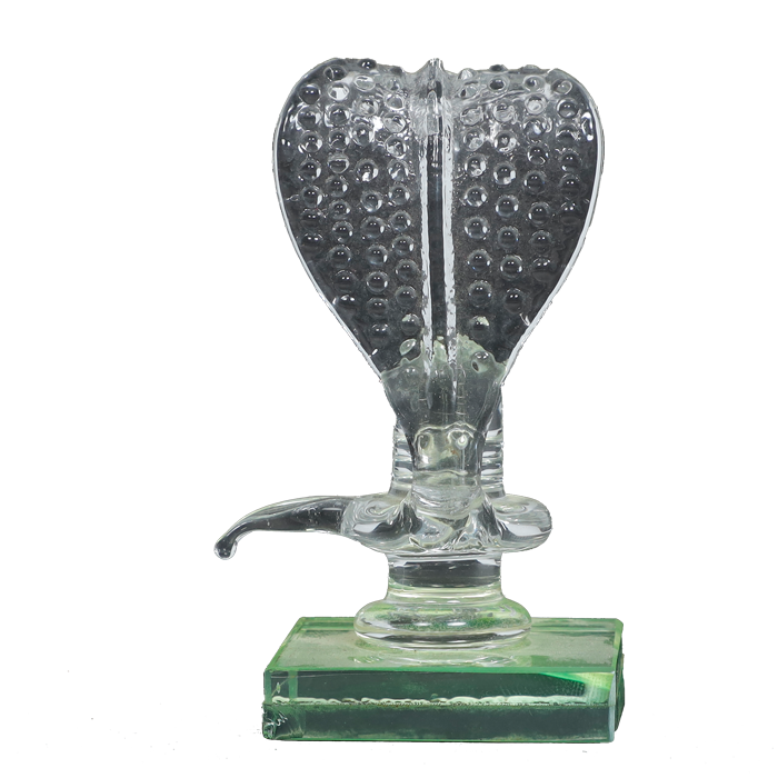 Handcrafted Glass Shiva Lingam Shiv Ling Idol for Daily Pooja and Home Decor