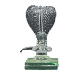 Handcrafted Glass Shiva Lingam Shiv Ling Idol for Daily Pooja and Home Decor