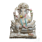 Ganesh Murti Marbul - 12 × 9 Inches