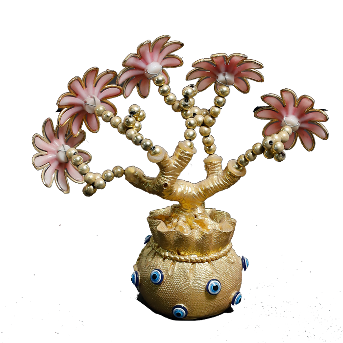 Pink tree-6 × 6 Inches