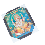 Lord Ganesha Photo Frame - 11 × 10 Inches | For Pooja Temple | Home Decor And Gifts
