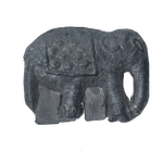 Green Granite Stone Elephant- 1 × 1 Inches