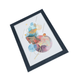Flowers Painting Photo Frame - 14 × 20 Inches | For Home Decor And Gifts