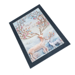 Diamond Painting Deer/Diamond Embroidery Photo Frame - 14 × 20 Inches | For Home Decor And Gifts