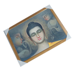 Lord Buddha Ji Photo Frame - 26 × 20 Inches | For Pooja Temple | Home Decor And Gifts