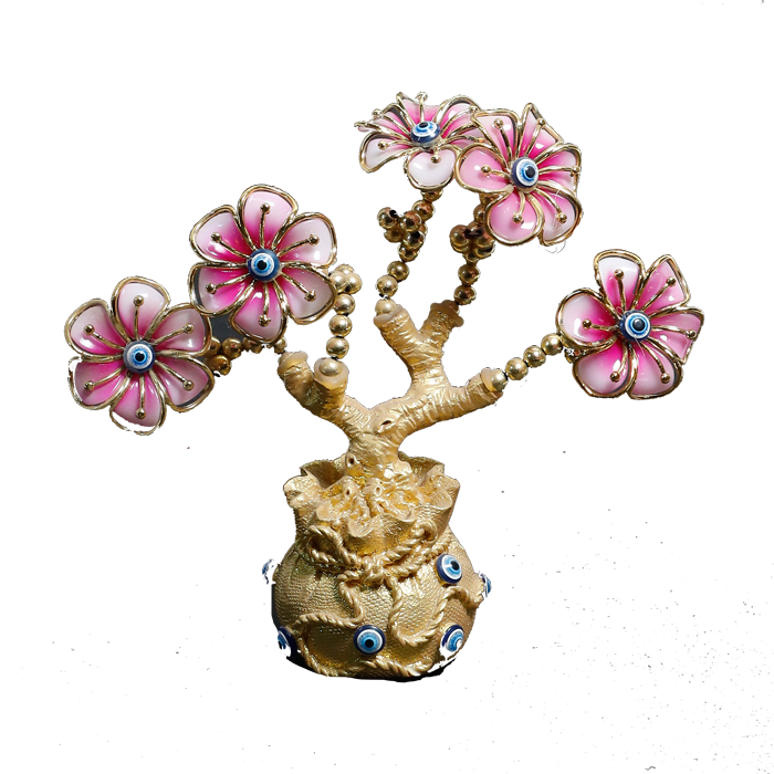 Pink tree -6 × 6 Inches