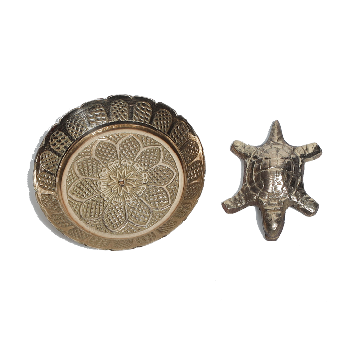 Antique Brass Turtle - 3 × 3Inches