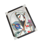 Lord Krishan And Goddess Radha Photo Frame - 26 × 20 Inches | For Pooja Temple | Home Decor And Gifts