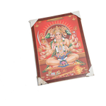 Lord Panch Mukhi Hanuman Photo Frame - 26 × 20 Inches | For Pooja Temple | Home Decor And GIfts