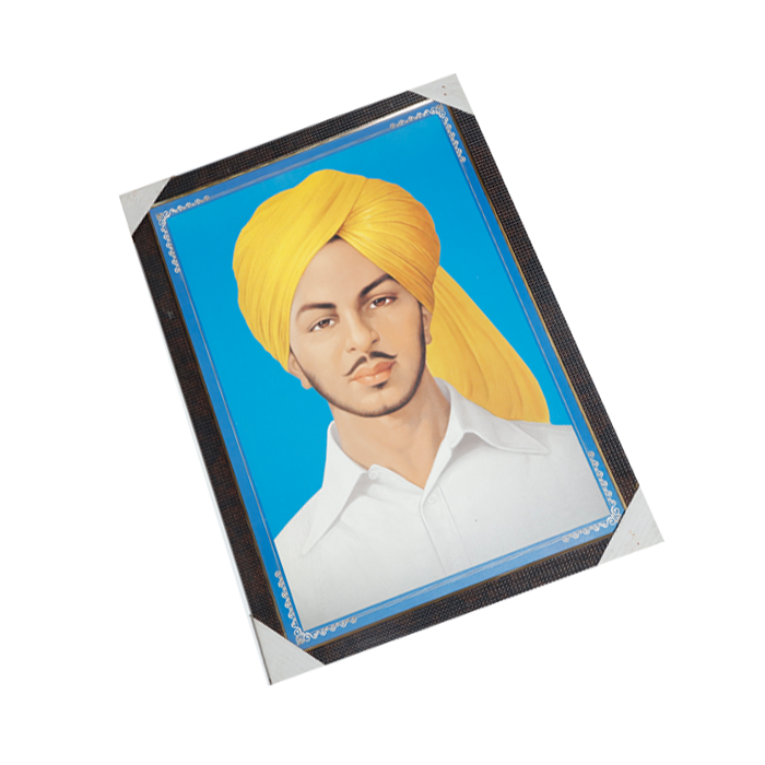 Shaheed Bhagat Singh Photo Frame - 22 × 30 Inches | For Education Institutes | Public Places And Offices