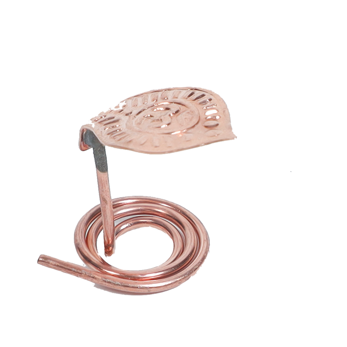 Copper nag nagin set copper snake pair
