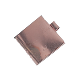 Copper Taweez Charm Amulet - 1 × 1 Inches