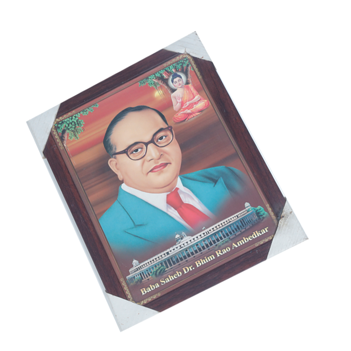 Dr. Bhim Rao Ambedkar And Photo Frame - 11 × 10 Inches | For Educational Institutions | Home Decor | Public Places And Gifts