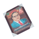 Dr. Bhim Rao Ambedkar And Photo Frame - 11 × 10 Inches | For Educational Institutions | Home Decor | Public Places And Gifts