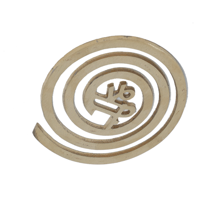 Vastu Brass Helix for North West Direction Remedy - 4 × 4.5 Inches