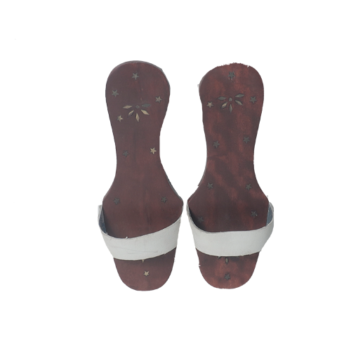 Tibetan wooden sandals worn by Buddhist monks