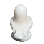 Shivling White -3.5 × 4 Inches