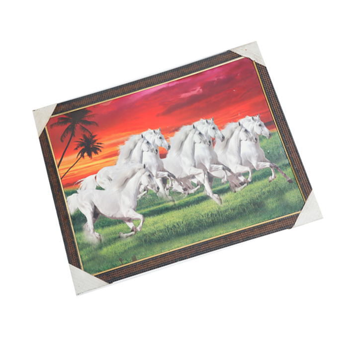 Seven Horse- 26 × 20 Inches