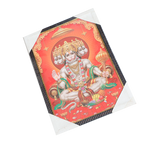 Lord Punch Mukhi Hanuman Photo Frame - 19 × 13 Inches | For Pooja Temple | Home Decor And Gifts