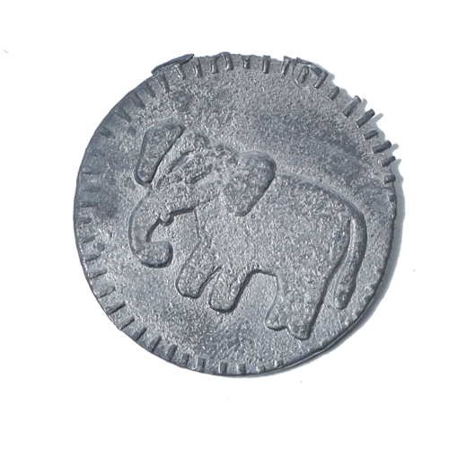 Lead Ranga Elephant Haathi for Lal kitab red book and astrological - 1 × 1 Inches