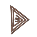 Copper Triangle Vastu Helix - 4 × 5 Inches