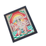 Lord Punch Mukhi Hanuman Photo Frame - 13 × 10 Inches | For Pooja Temple | Home Decor And Gifts