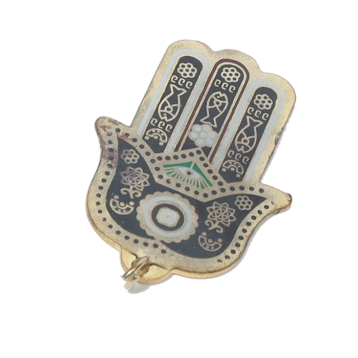 Filigree Hamsa Hand Incense Holder - 2.5 × 1.5 Inches