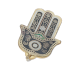 Filigree Hamsa Hand Incense Holder - 2.5 × 1.5 Inches