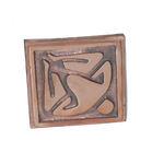 Copper Vastu Purush- 4 × 4 Inches