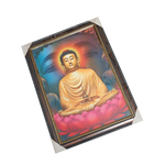 Lord Buddha Ji Photo Frame - 31 × 23 Inches | For Pooja Temple | Home Decor And Gifts