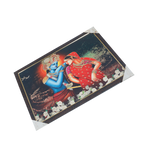 Lord Krishan And Goddess Radha Photo Frame - 20 × 13 Inches | For Pooja Temple | Home Decor And Gifts