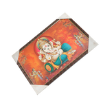 Lord Ganesha Photo Frame - 20 × 13 Inches | For Pooja Temple | Home Decor And Gifts