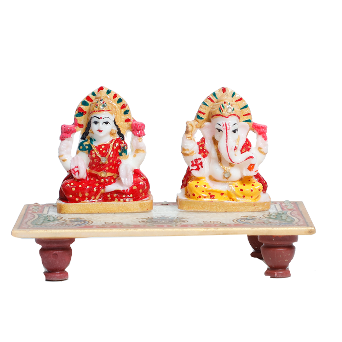 Laxmi Ganesh Marbul -4 × 6 Inches