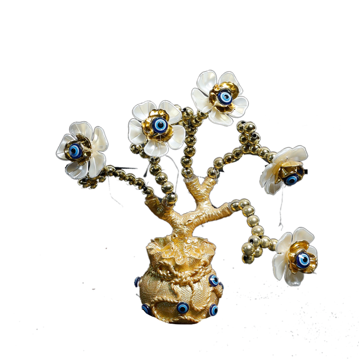 White tree-6 × 6 Inches
