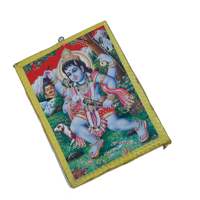 Lord Kaal Bhairav Photo Frame - 7 × 5 Inches | For Pooja Temple | Home Decor And Gifts