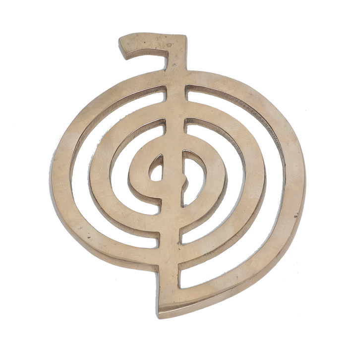 Reiki Power Symbol Cho Ku Rei Metal Wall Art - 5 × 4 Inches