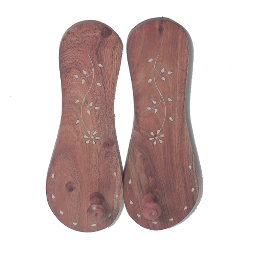 Tibetan wooden sandals worn by Buddhist monks