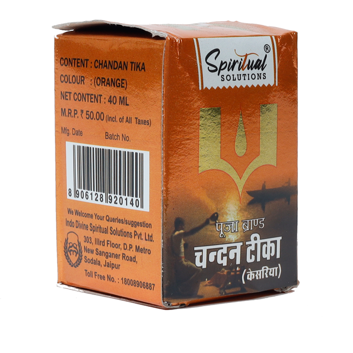 Chandan tika Kesariya