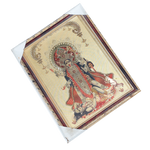 Goddess Kali Mata Standing On Lord Shiva Photo Frame - 12 × 10 Inches | For Pooja Temple | Home Decor And GIfts