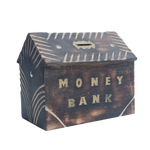 Wood Coin Bank for Kids and Adults