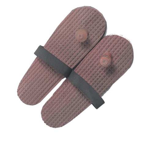 Tibetan wooden sandals worn by Buddhist monks