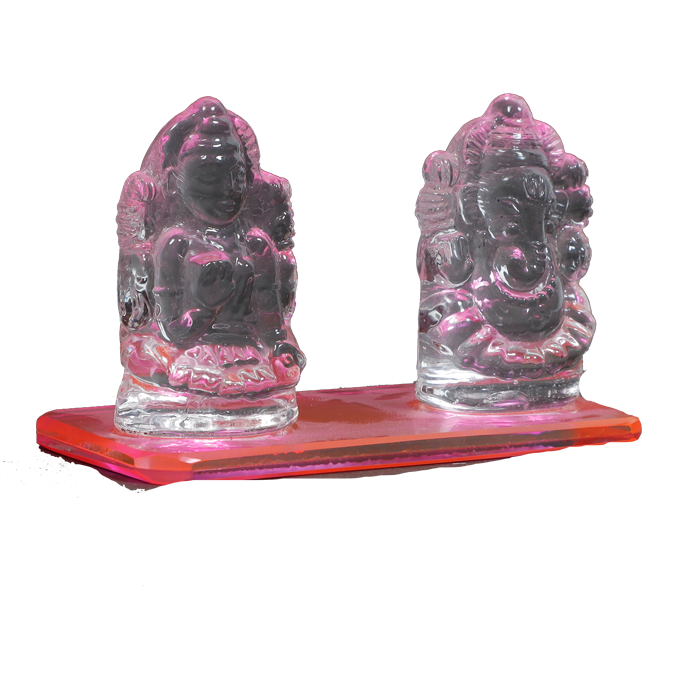 Gulabe Laxmi Ganesh - 3 × 4 Inches