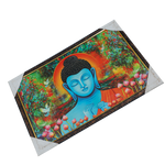 Lord Gautam Buddha Photo Frame - 20 × 13 Inches | For Pooja Temple | Home Decor And Gifts
