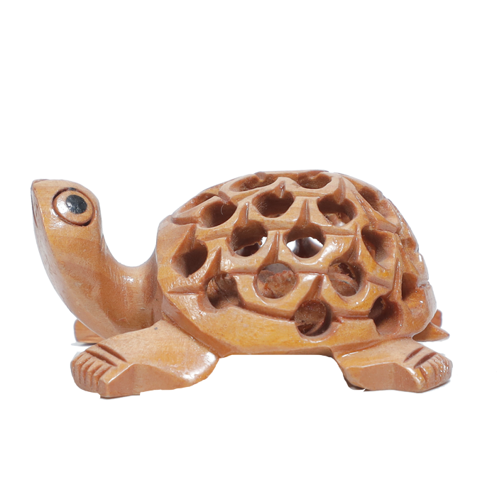 Wooden Tortoise - 2 × 2Inches