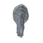 Brass Dhokra Elephant Statue With Carved Jali Design - 2.5 × 3Inches