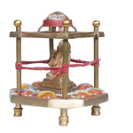 Sri Ashtavinayak ( Eight Ganesha ) Yantra Chowki - 5 × 5 Inches