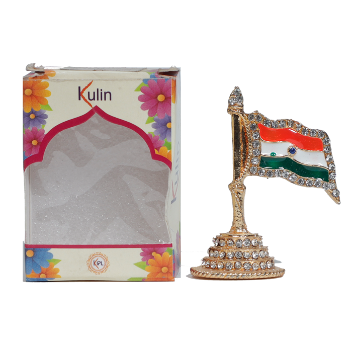 Golden Indian National Flag