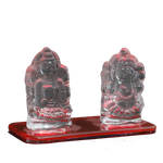 Red Laxmi Ganesh - 3 × 4 Inches