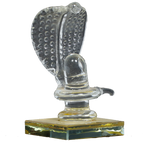 Handcrafted Glass Shiva Lingam Shiv Ling Idol for Daily Pooja and Home Decor